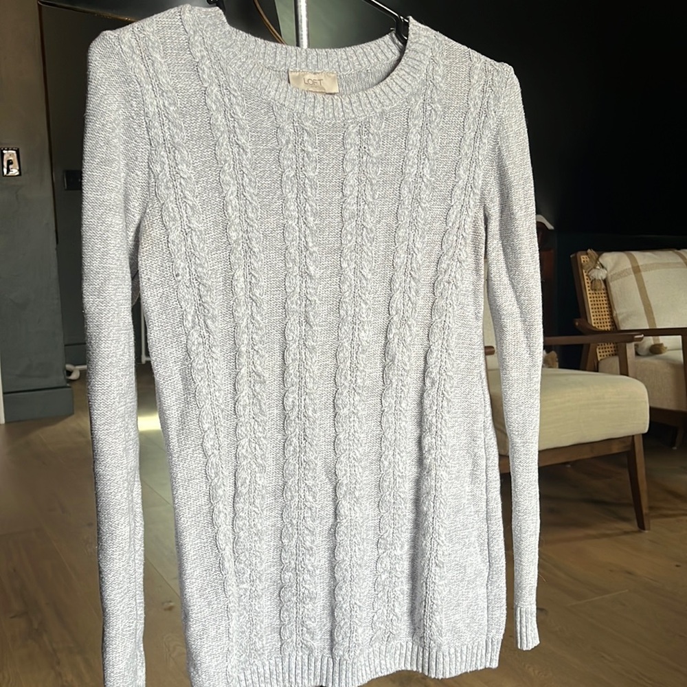 Cable knit sweater